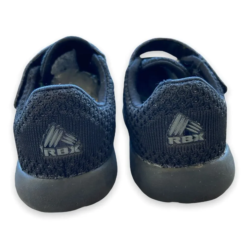 RBX Boys Shoes Size 9 Black Mesh Touch‎ Close No Tie Sneakers Tennis Shoes